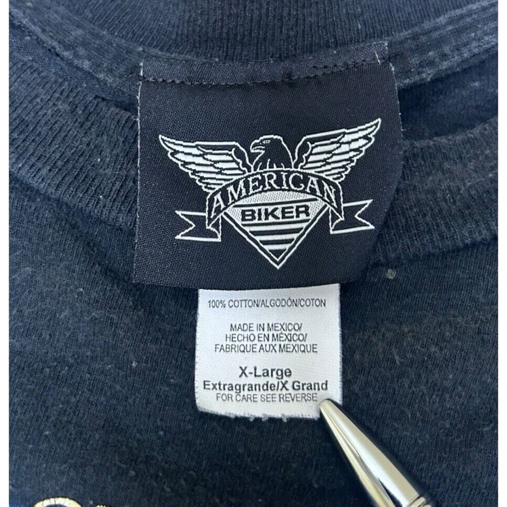 VTG Y2K 2001 XL Sturgis Black Hills‎ Rally T Shirt Eagle American Biker - Picture 4 of 10